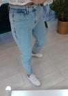 MAVİ KENARLARI TAŞ MOM JEAN