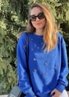 MAVİ TAŞLI SWEAT 