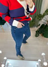 MAVİ YIRTMAÇLI JEAN 