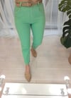 MİNT HASIR KEMERLİ PANTOLON