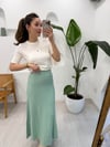 MİNT YEŞİLİ 1016 TRİKO ETEK 
