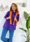 MOR MERSERİZE TUNİK