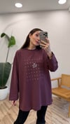 MÜRDÜM 3112 TAŞ DETAY SWEATSHİRT