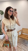 NATUR 8100 KETEN ELBİSE 