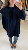 NAVY 0820 GÜPÜRLÜ SWEAT 