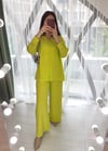 NEON YEŞİL 1392 GÖMLEK TAKIM 