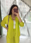 NEON YEŞİL 1392 GÖMLEK TAKIM 