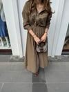 OLİVE 0013 UZUN KOL POPLİN ELBİSE