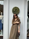 OLİVE 0013 UZUN KOL POPLİN ELBİSE