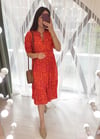 ORANGE 0268 ELBİSE 