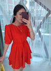 ORANGE 1182 BÜZGÜLÜ ELBİSE