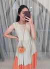 ORANGE 1365 BAĞLAMALI ELBİSE