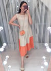 ORANGE 1365 BAĞLAMALI ELBİSE