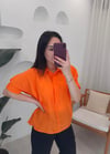 ORANGE ARKASI DÜĞME DETAY GÖMLEK