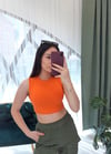 ORANGE CROP TOP