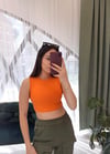 ORANGE CROP TOP