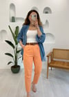 ORANGE KEMERLİ GABARDİN PANTOLON