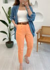 ORANGE KEMERLİ GABARDİN PANTOLON
