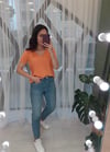 ORANGE  V YAKA TSHİRT 