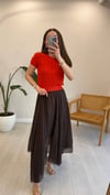 ORANJ 0788 TRİKO BLUZ 