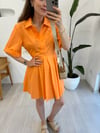ORANJ 12188 GÖMLEK ELBİSE