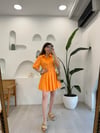 ORANJ 12188 GÖMLEK ELBİSE