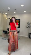 ORANJ 3140 DESENLİ ETEK 
