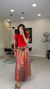 ORANJ 3140 DESENLİ ETEK 