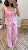 PEMBE 0252 YELEK PANTOLON TAKIM 