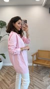 PEMBE 0695 ÇİZGİLİ GÖMLEK 