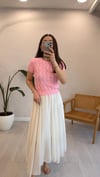 PEMBE 0788 TRİKO BLUZ 