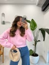PEMBE 10276 BİSİKLET YAKA KAZAK