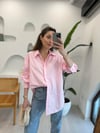 PEMBE 11750 ÇİZGİLİ GÖMLEK