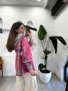 PEMBE 1254 KAPŞONLU SWEATSHİRT 