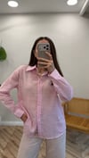 PEMBE 1366 ÇİZGİLİ GÖMLEK 
