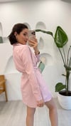 PEMBE 1585 KISA GÖMLEK ELBİSE 