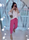 PEMBE 1605 ÇİZGİLİ GÖMLEK 