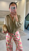 PEMBE 2255 DESENLİ PANTOLON 