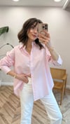 PEMBE 2443 ÇİZGİLİ GÖMLEK