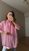 PEMBE 2490 DESENLİ GÖMLEK 