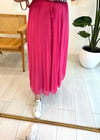 PEMBE 26471 PİLİSELİ ŞİFON ETEK 