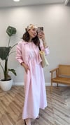 PEMBE 2770 BELLİ KUŞAKLI ELBİSE TAKIM 