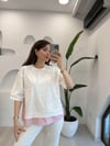 PEMBE 2925 İNCİLİ BLUZ