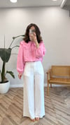 PEMBE 2975 NAKIŞ DTY GÖMLEK