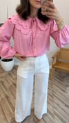 PEMBE 2975 NAKIŞ DTY GÖMLEK