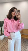 PEMBE 2975 NAKIŞ DTY GÖMLEK