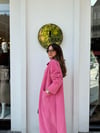 PEMBE 31134 OVERSİZE KABAN