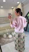 PEMBE 3158 TENSEL GÖMLEK 
