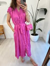 PEMBE 3199 ELBİSE