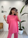 PEMBE 32960 SİM DETAY NAKIŞLI TAKIM 